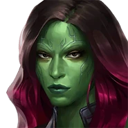 Gamora: Dangerous assassin and adoptive daughter of Thanos.