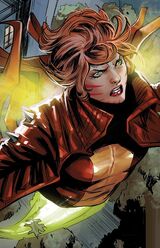 Jean Grey as , her new momentary identity after the trauma of 