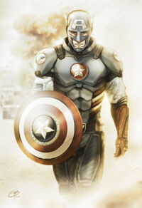 Captain-america-redesign-walking-pose-desert-flat-and-mod-41