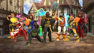 The field team of X-Men in the Joint Venture Universe.