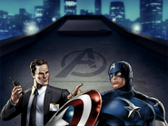 Agent Coulson sending Captain America to investigate