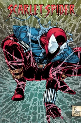 ①アメコミリーフまとめ売り (45) 洋書 SCARLET SPIDER Spider-Man Scarlet Spider #1 Comic Book Cover Poster 24X36 inches