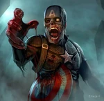 Captain America (Maximus Zombies)