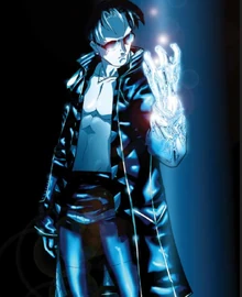 Iceman's ice form.