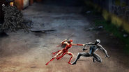 Black Suit Spider-Man vs Elektra