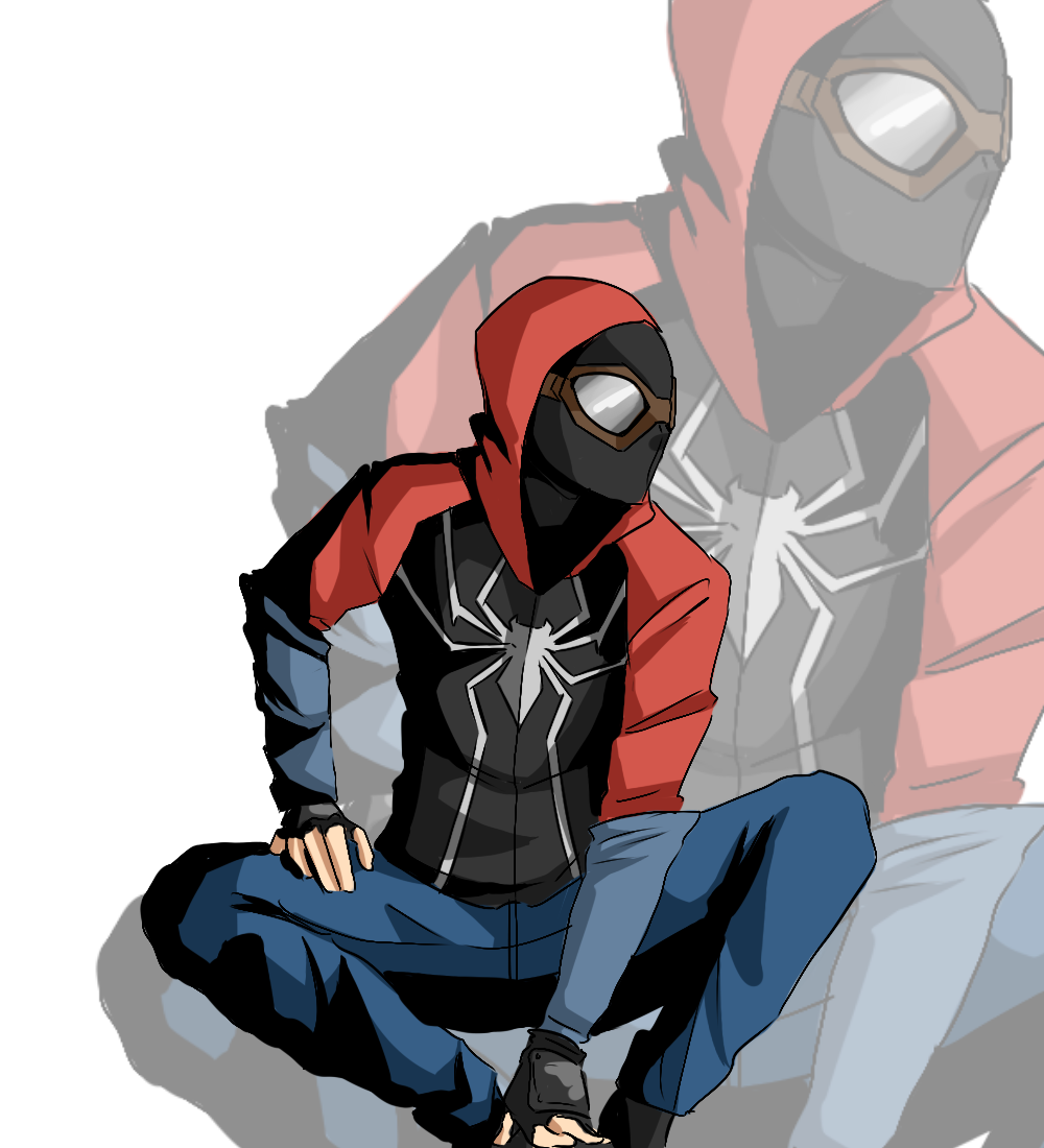 spiderman infinity war muñeco