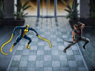 Hawkeye vs Constrictor.