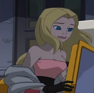 Gwen Stacy walking out of the cab