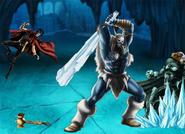 A Frost Giant about to attack Beta Ray Bill