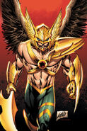 Hawkman - Genius scientist Henry Pym creating a flying suit with artificial wings that he could control with his mind. Using the flying suit he became the hero known as "Hawkman".