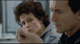 Ripley sees Bishop's blood