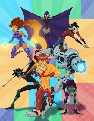 Six Animated Depictions - Teen Titans 3-4 by AdrenalineRush1996 on