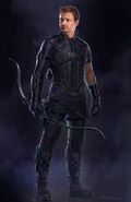 Hawkeye, a.k.a. Clayton "Clay" Barton, is an Agent of S.H.I.E.L.D. who is assigned to hunt down Nick Fury after he goes dark.