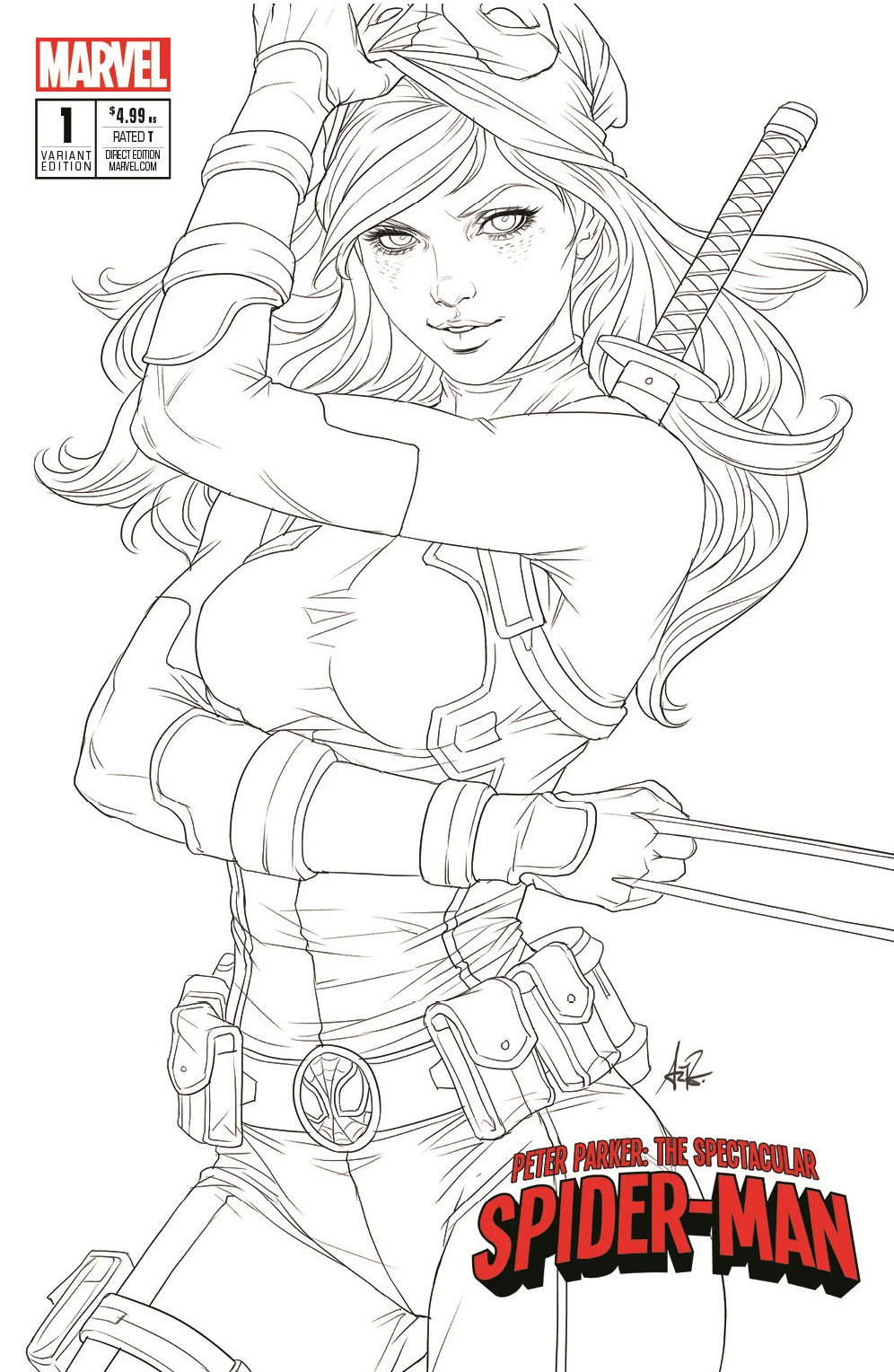 Heft (KRS Comics Exclusive B/W line Variant)