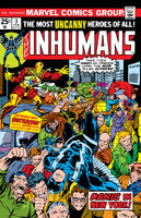 Inhumans #3 "Panic in New York!" Release date: November 18, 1975 Cover date: February, 1976