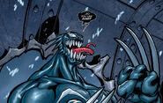 James Howlett (Earth-616) and Mania (Symbiote) (Earth-616) from Venom Vol 1 9