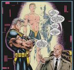 Nathan Summers (Earth-616) and Charles Xavier (Earth-616) from Cable Vol 1 29 0001