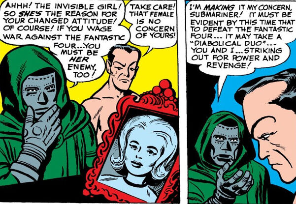 Victor von Doom (Earth-616) and Namor McKenzie (Earth-616) from Fantastic Four Vol 1 6 0001.jpg