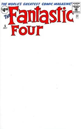 Fantastic Four Facsimile Edition Vol 1 5 Blank Variant