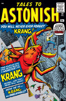 Tales to Astonish #14 "I Created Krang! Chapter One / Krang! Chapter Two" Release date: July 28, 1960 Cover date: December, 1960