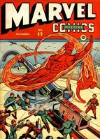 Marvel Mystery Comics #49 "Flight of the Deadly Boomerang" Release date: September 26, 1943 Cover date: November, 1943