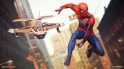Peter Parker (Earth-1048) and Sable Sablinova (Earth-1048) from Marvel's Spider-Man (video game) 001