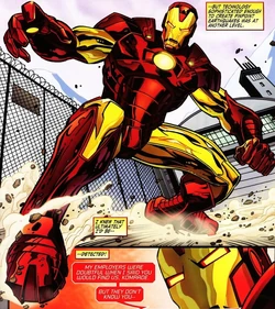 iron man comic page