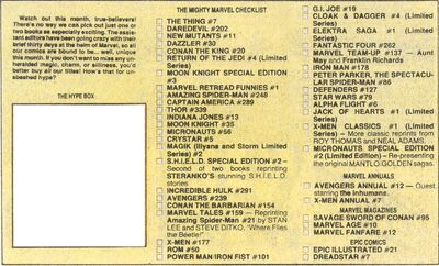 Números del Mes del Editor Asistente 1984