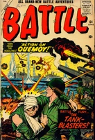 Battle #64 "Action on Quemoy!" Release date: February 3, 1959 Cover date: June, 1959