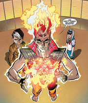 David Haller (Earth-616), Karasu-Tengu (Earth-616), Sojobo-Tengu (Earth-616) from X-Men Legacy Vol 2 3 0001.png
