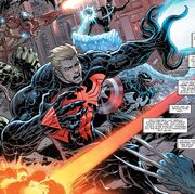 Dylan Brock (Earth-1051) and Codex's Symbiote (Earth-1051) from Venom Vol 4 29 001
