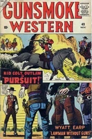 Gunsmoke Western #49 "Pursuit in the Desert!" Release date: July 25, 1958 Cover date: November, 1958