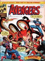 Avengers (UK) #53 Release date: September 22, 1974 Cover date: September, 1974