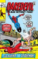 Daredevil #77 "...And So Enters the Amazing Spider-Man" Cover date: June, 1971