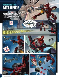 "Return to the Milano!" comic