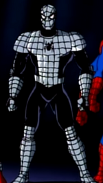 Billionaire Peter Parker wears Spider-Armor (Earth-31198)