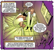 Quentin Beck (Earth-616) is diagnosed with cancer from Daredevil Vol 2 7 Page 8 Panel 2