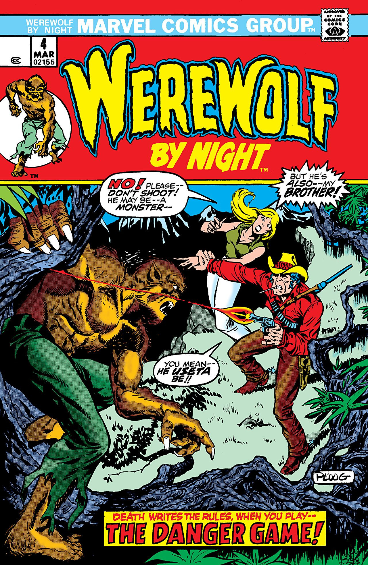 Werewolf By Night Comics, Werewolf By Night Comic Book List