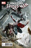 Amazing Spider-Man #635 "The Grim Hunt: Chapter 2" Release date: June 23, 2010 Cover date: August, 2010