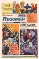Marvel Requirer Vol 1 3.jpg (104 KB) Unavailable Marvel Requirer #3 Cover date: May, 1990
