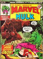 Mighty World of Marvel #78 Cover date: March, 1974