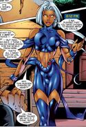Storm in one of her uniforms.