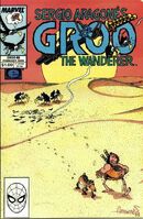 Sergio Aragonés Groo the Wanderer #48 "The Wanderer!" Release date: October 11, 1988 Cover date: February, 1989