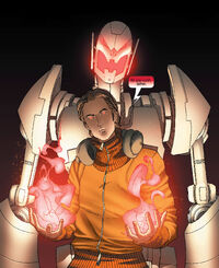 Victor Mancha (Earth-616) and Ultron (Earth-616) from Runaways Vol 2 5 001