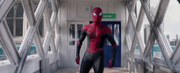 メガネを返すように訴えるスパイダーマン