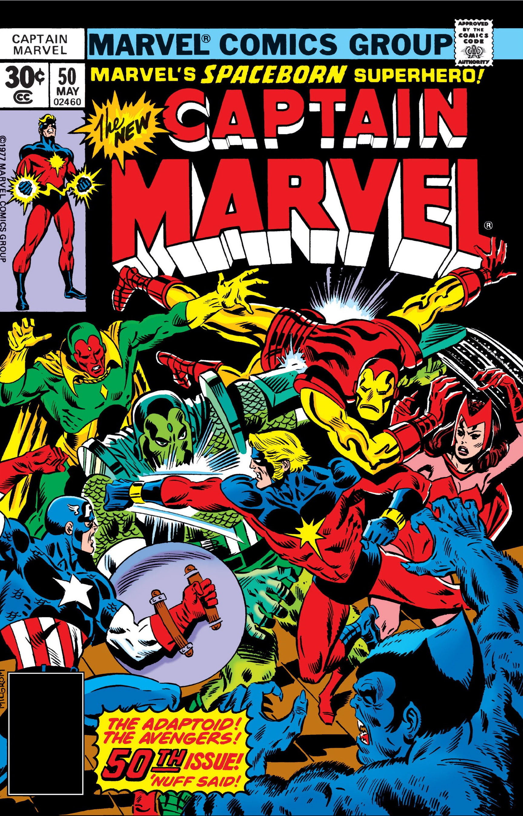 Captain Marvel Vol 1 50 Marvel Database Fandom