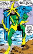 Electro rescuing the Stilt-Man from Daredevil Annual #1