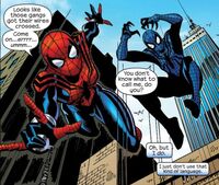 May Parker (Earth-982) and April Parker (Earth-982) from Spectacular Spider-Girl Vol 1 1 002