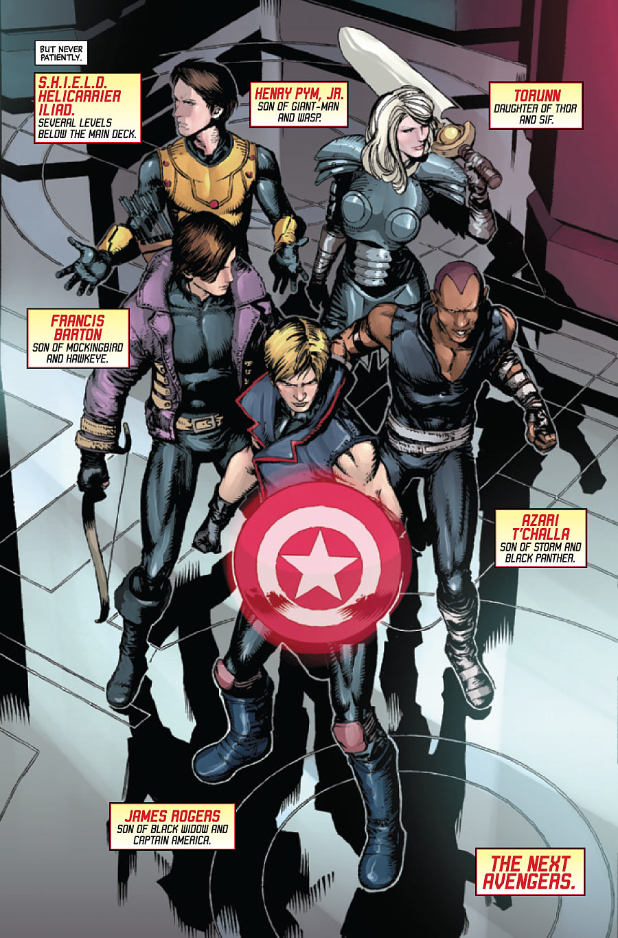 the avengers comic characters