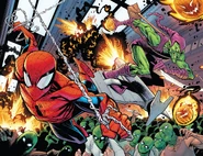 Peter Parker (Earth-616) and Norman Osborn (Earth-616) from Amazing Spider-Man Vol 5 49 001.jpg (4.21 MB) Fighting side-by-side with the Green Goblin From Amazing Spider-Man (Vol. 5) Vol 1 49